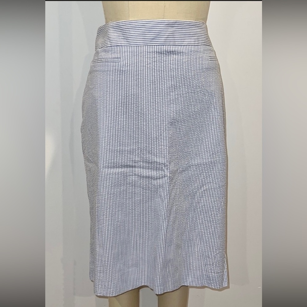 Seersucker skirt
